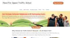 Desktop Screenshot of needforspeedtrafficschool.com